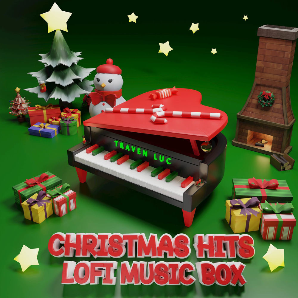 Cover art for Christmas Hits Lofi Music Box by Traven Luc